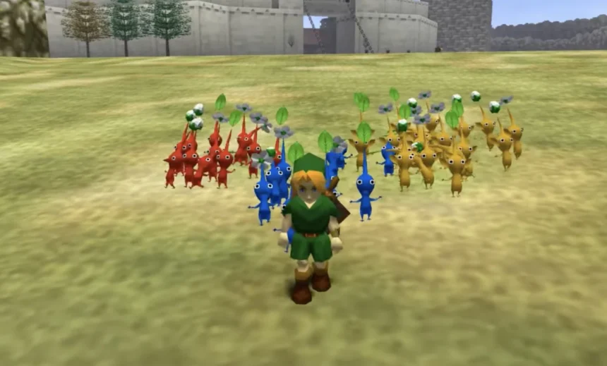 Zelda Meets Pikmin: Astonishing Ocarina of Time Mod Combines Two Nintendo Classics